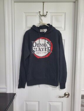 Demon Slayer Graphic Hoodie - Black